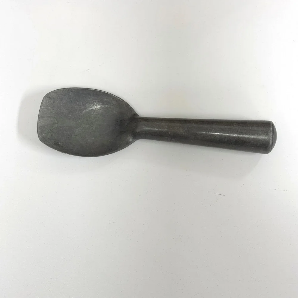 Vintage Cast Aluminum Ice Cream Spade Scraper Handle 7